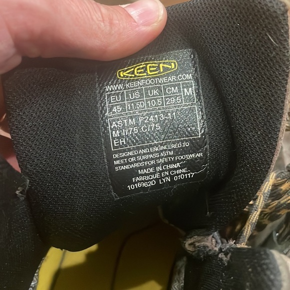 KEEN Men's Davenport Mid AL Waterproof Composite Toe Work Boots - Picture 3 of 7